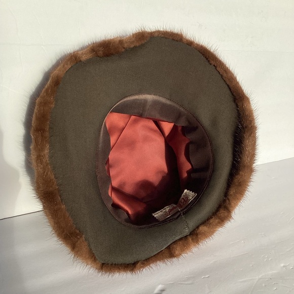 Vintage B. Forman Co mink fur hat size 6 7/8 - Picture 12 of 13